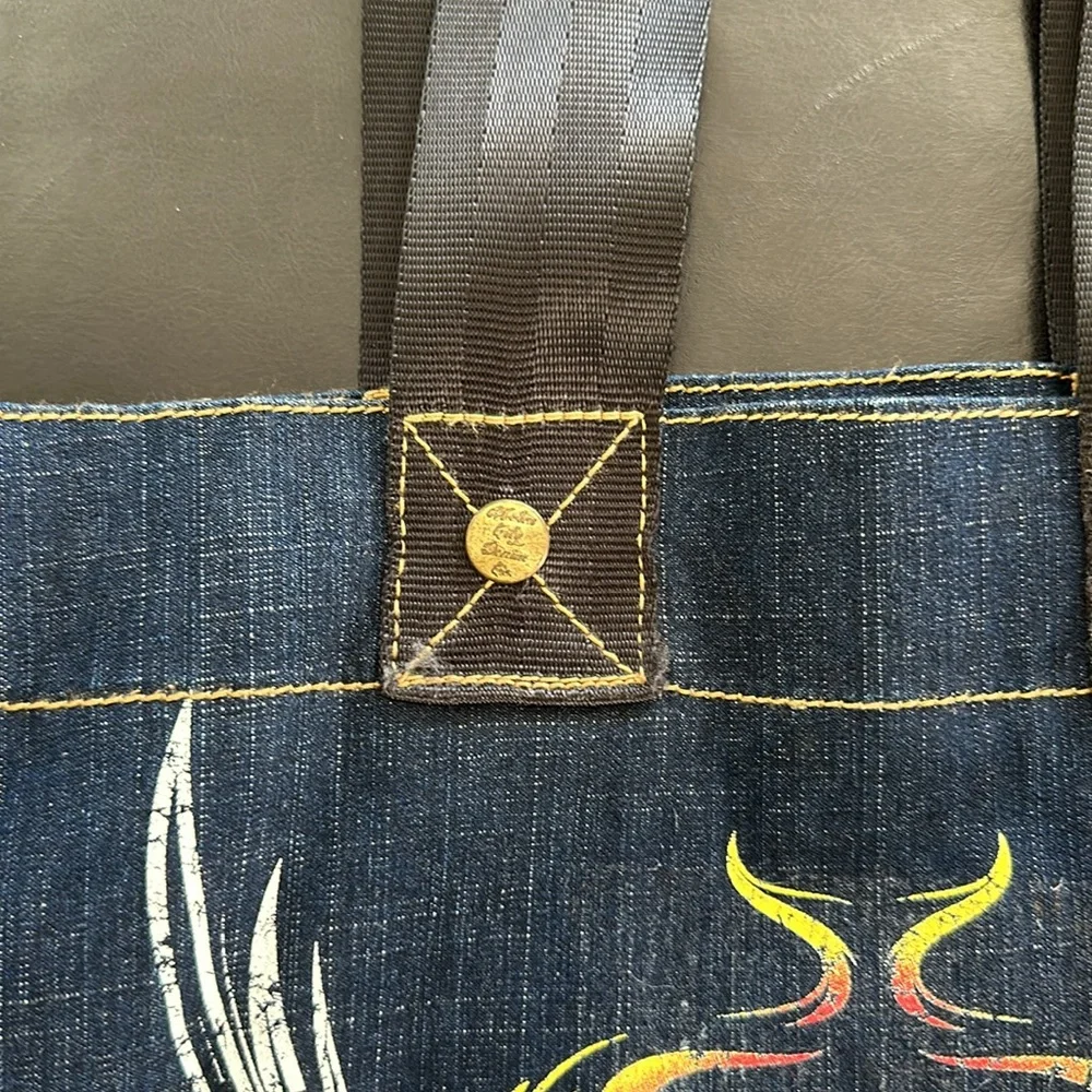 Motor City Denim Company denim tote shoulder bag - Picture 11 of 11